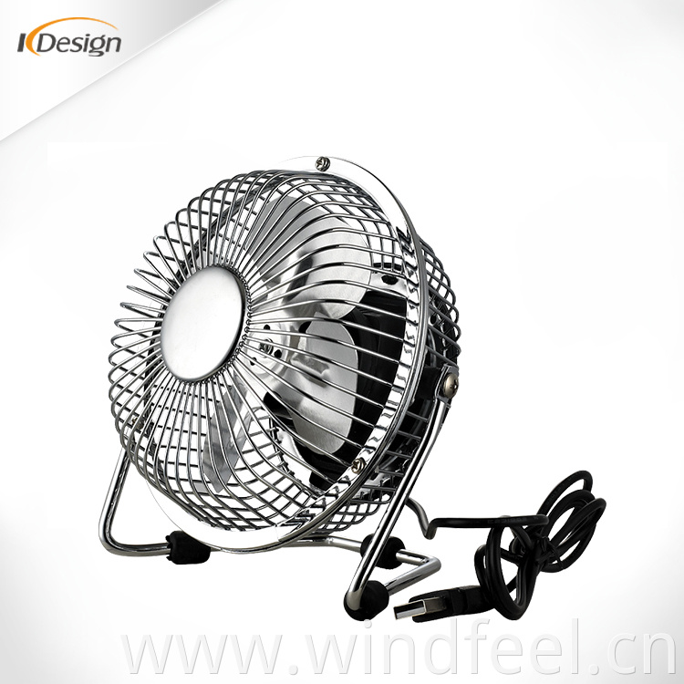 Kaidi Fan Hot Sale 4 Inch USB Desk Table Mini Fan